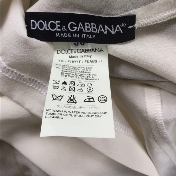 Dolce&Gabbana Stretch Silk Top - Picture 5 of 5